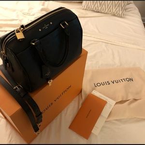 Louis Vuitton Speedy 25 Empreinte Leather Bag